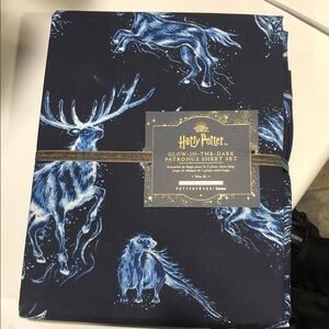 Pottery Barn Harry Potter Patronus Sheet Set Twin / Twin XL NEW